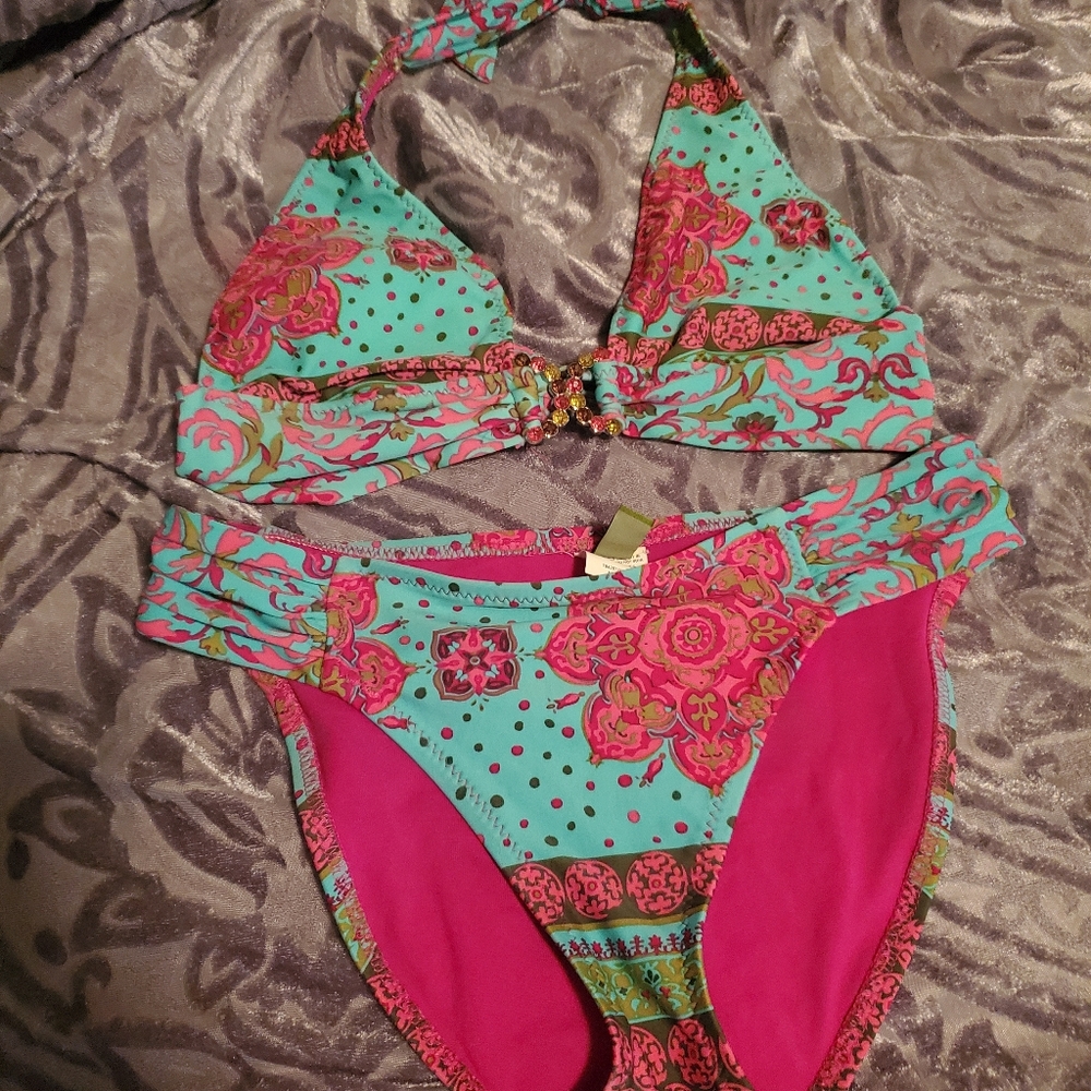 Becca Jewel tone Bikini Size M